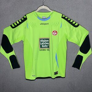 Uhlsport Men’s Sz XL FC Kaiserslautern  Football/Soccer Goalie Jersey Neon Yello